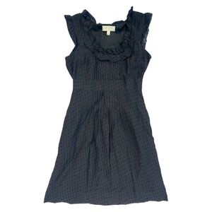 Anthropologie Moulinette Soeurs Navy Behind the Clouds Swiss Dot Dress | Size 0‎